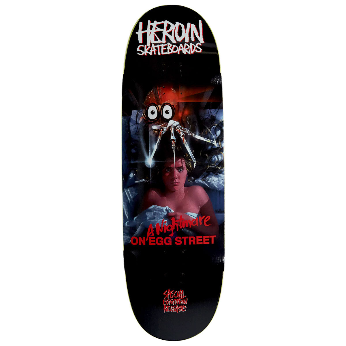 Heroin Nightmare On Egg Street Skateboard Deck - 9.875