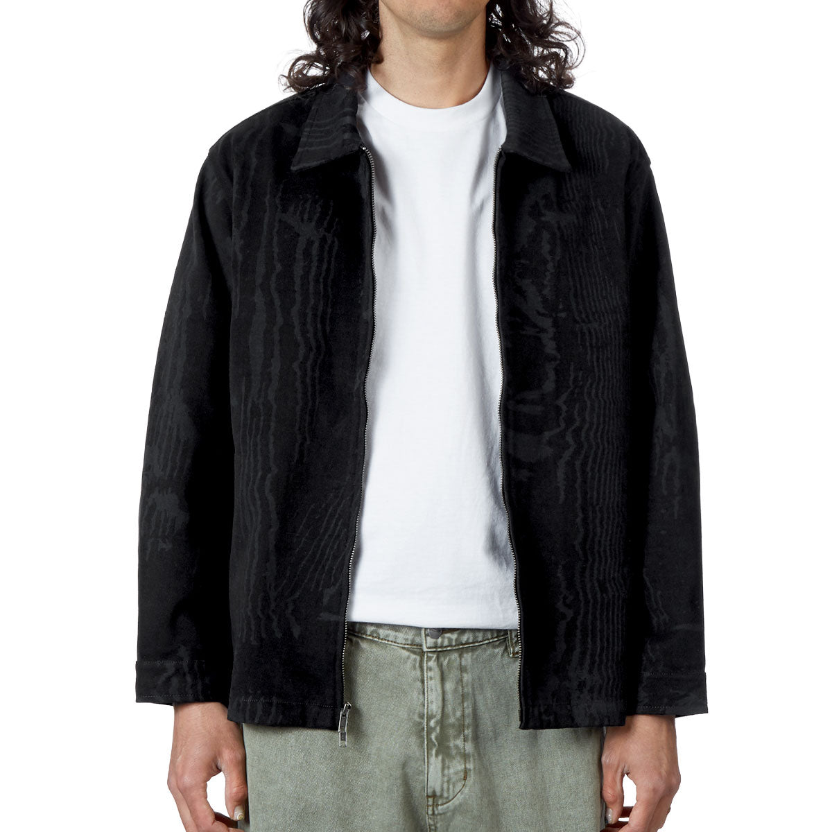 CCS Amoir Libre Zip Chore Jacket - Black Distortion image 4