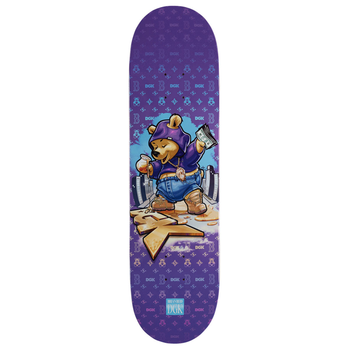 DGK Goldie Reid Skateboard Deck - Purple - 8.25