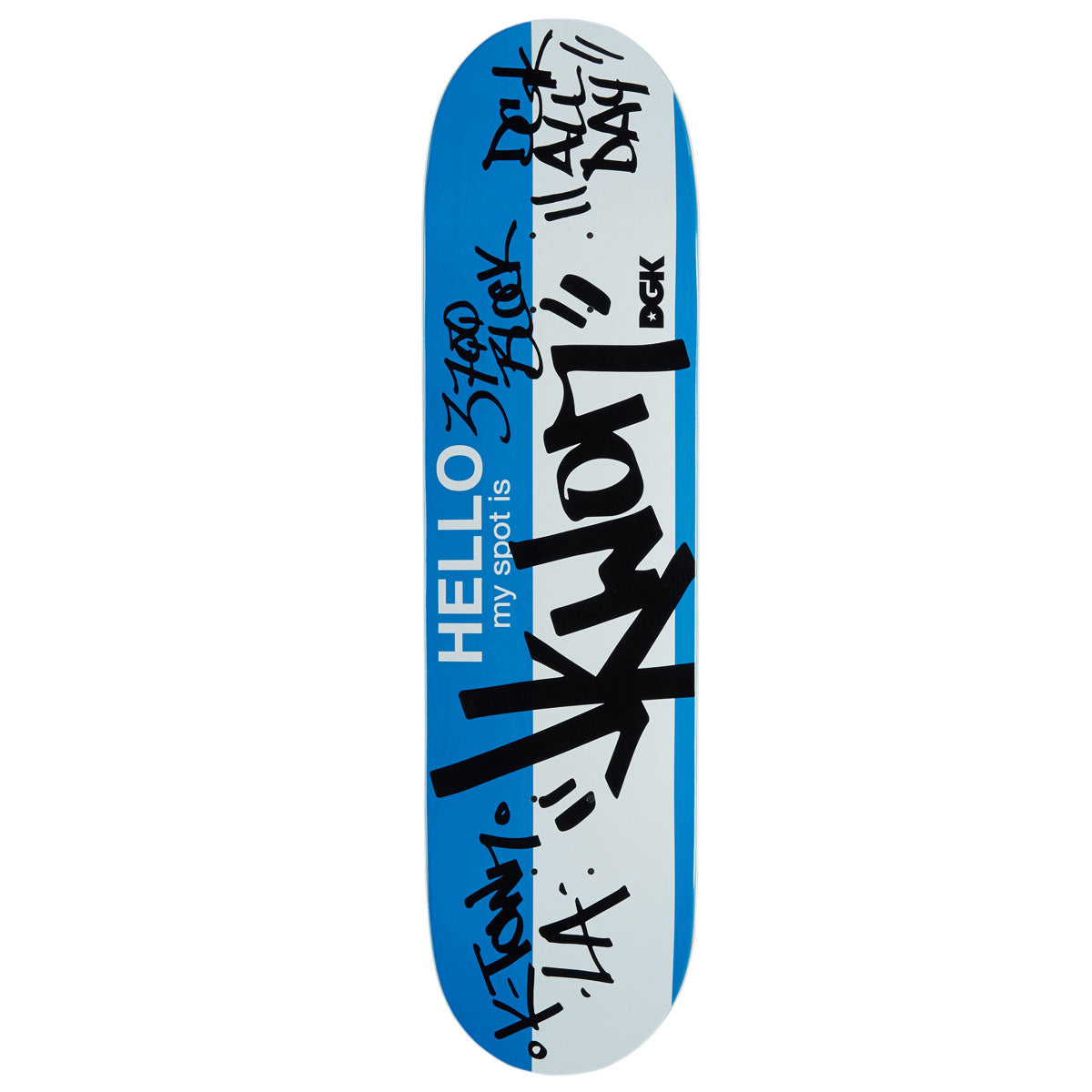 DGK My Spot Is Jkwon Skateboard Deck - Blue - 8.25