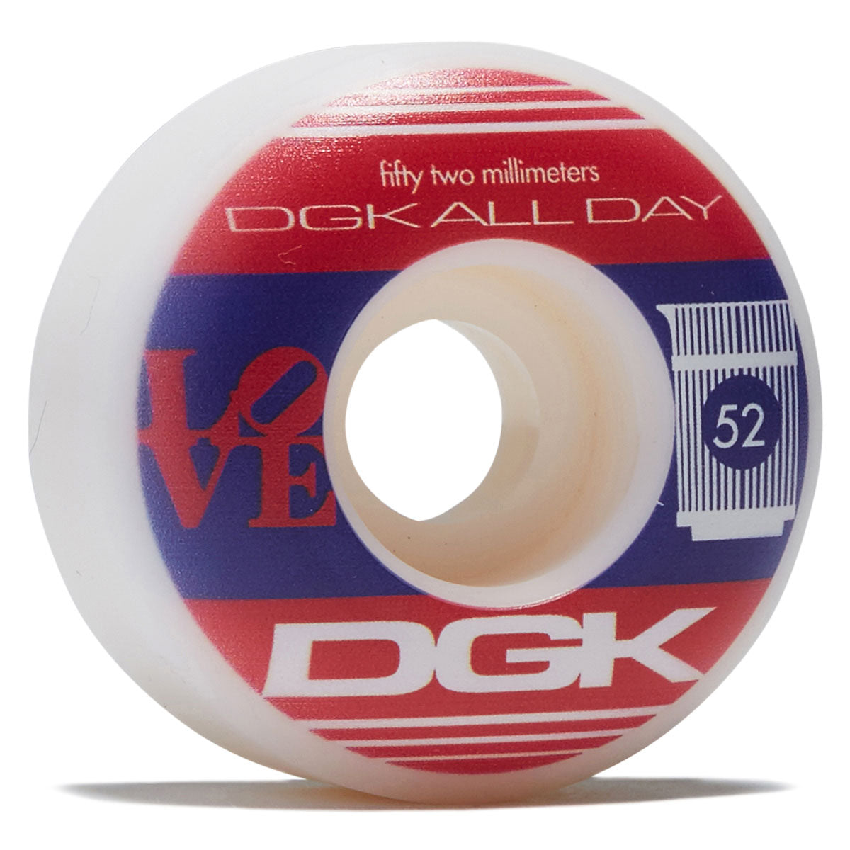 DGK Plaza 101a Skateboard Wheels - 52mm image 1