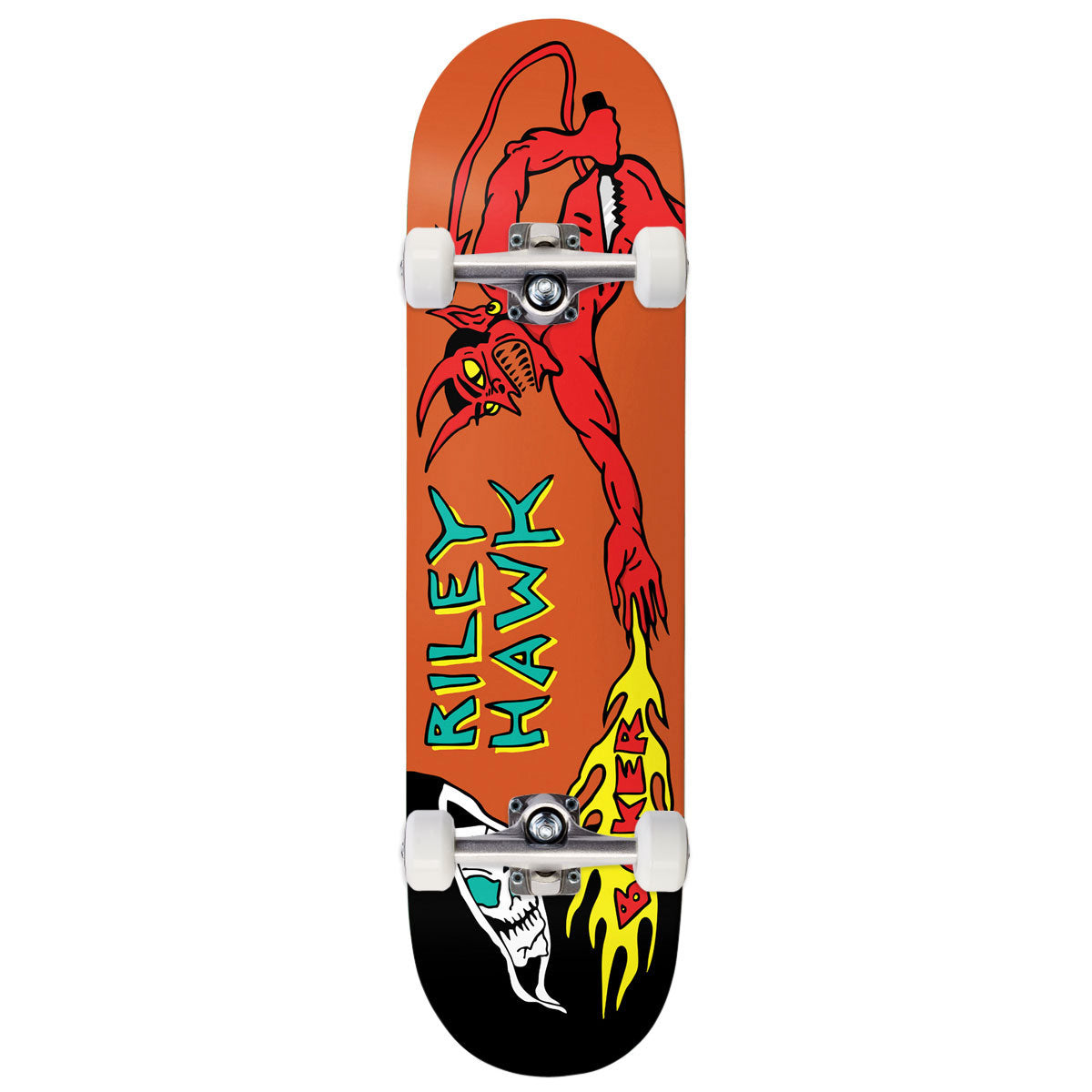 Baker Riley Hawk Evil vs Evil Skateboard Complete - 8.50