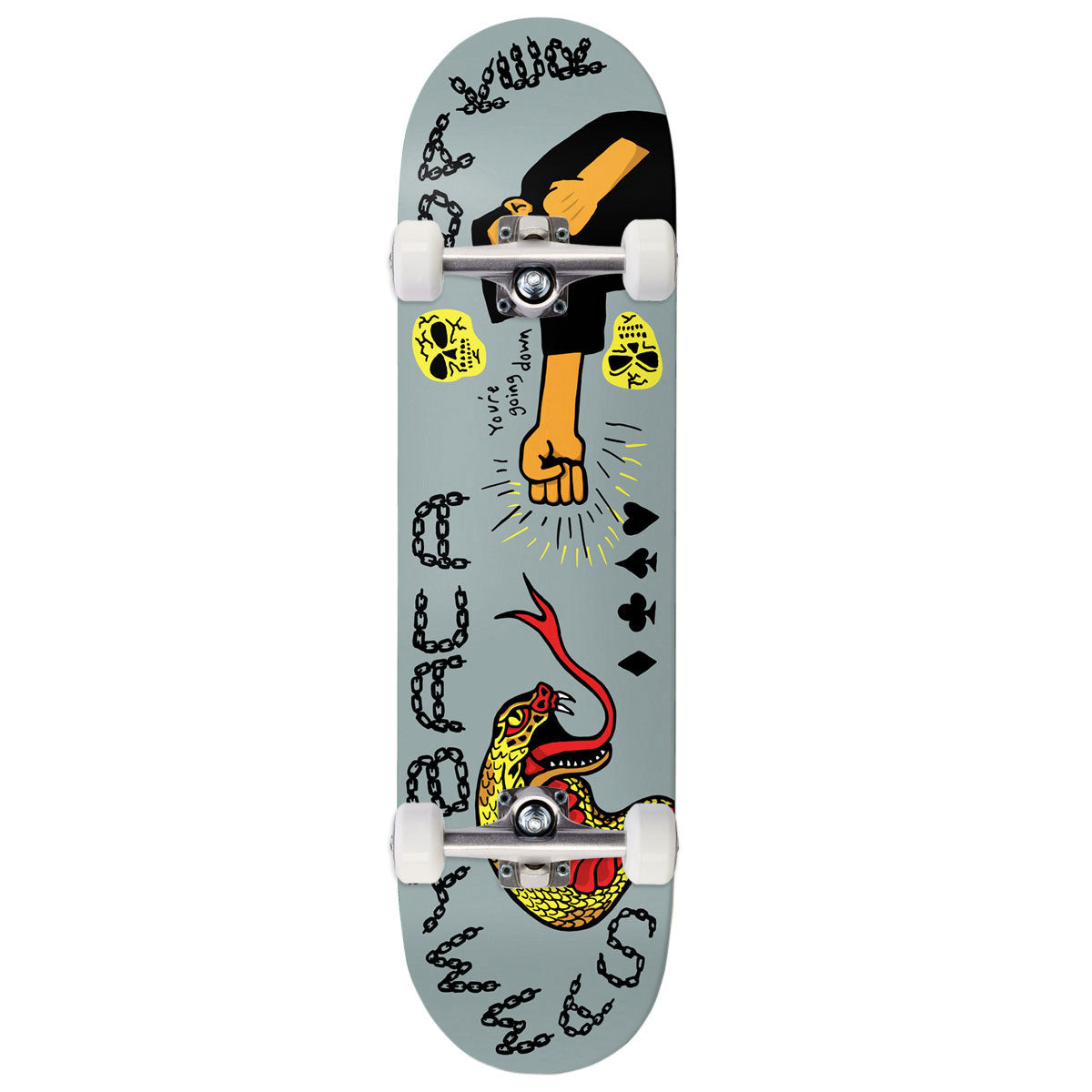 Baker Sammy Baca Going Down Skateboard Complete - 8.25