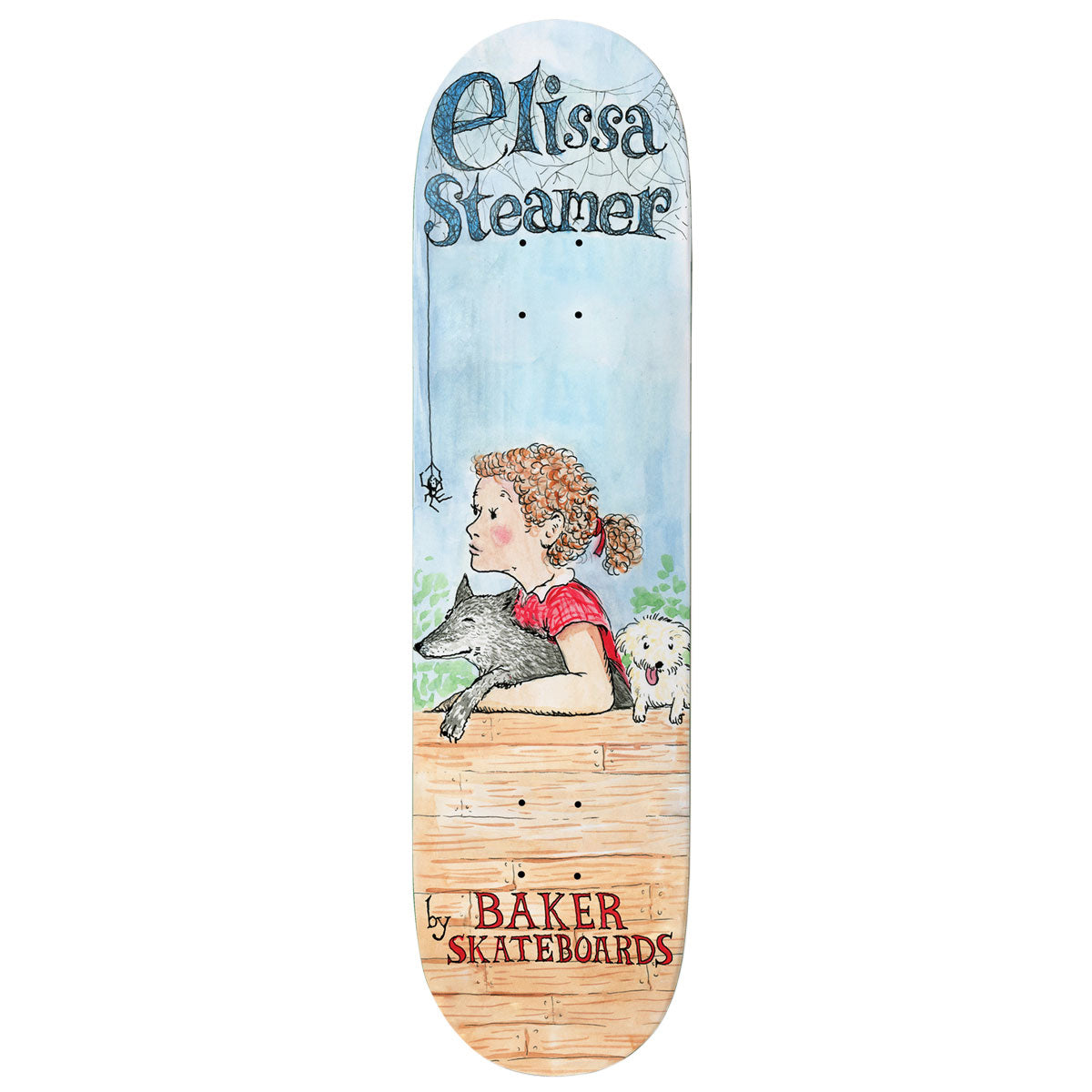 Baker Elissa Steamer Elissa's Web Skateboard Deck - 8.25