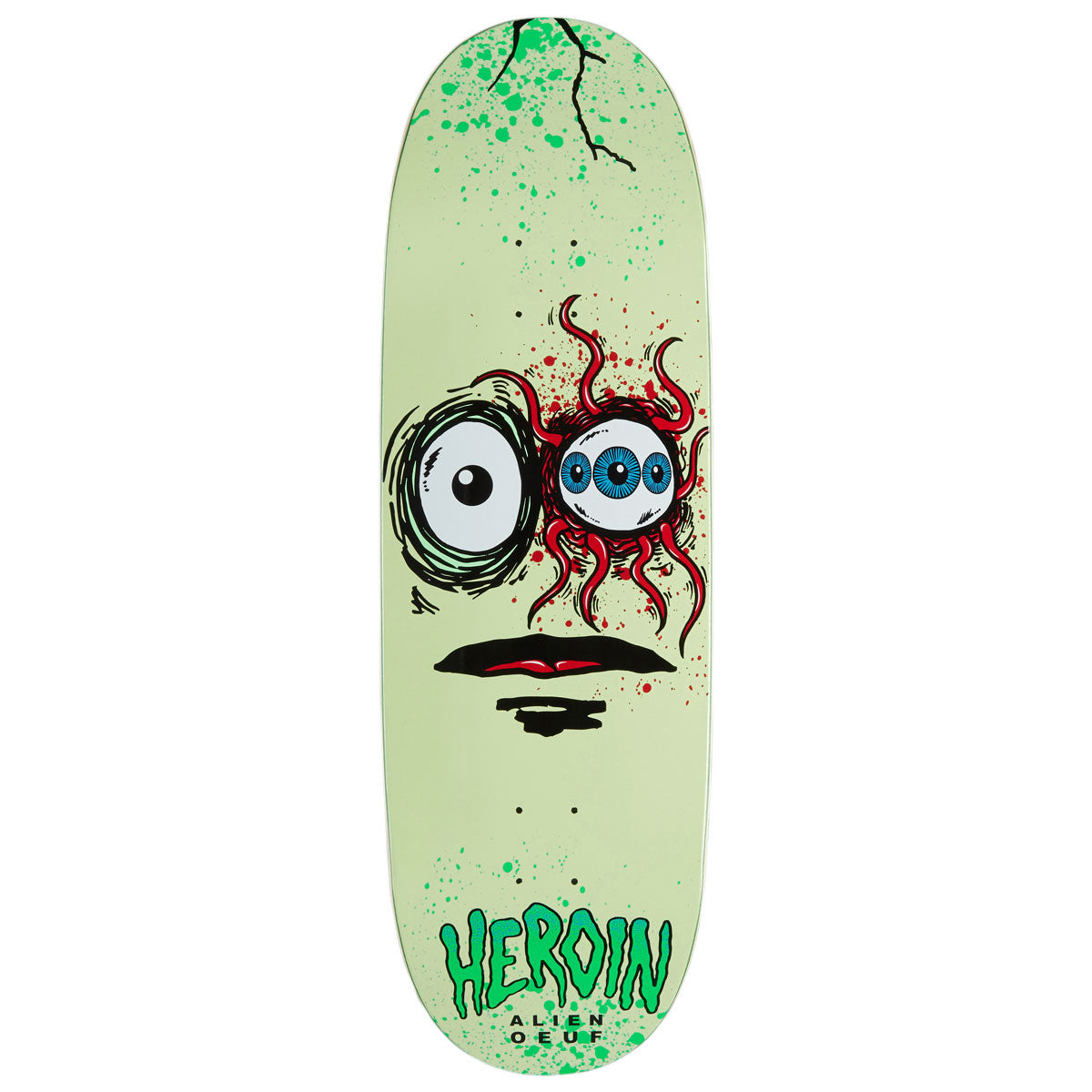 Heroin Space Egg 3 Skateboard Deck - 10.00