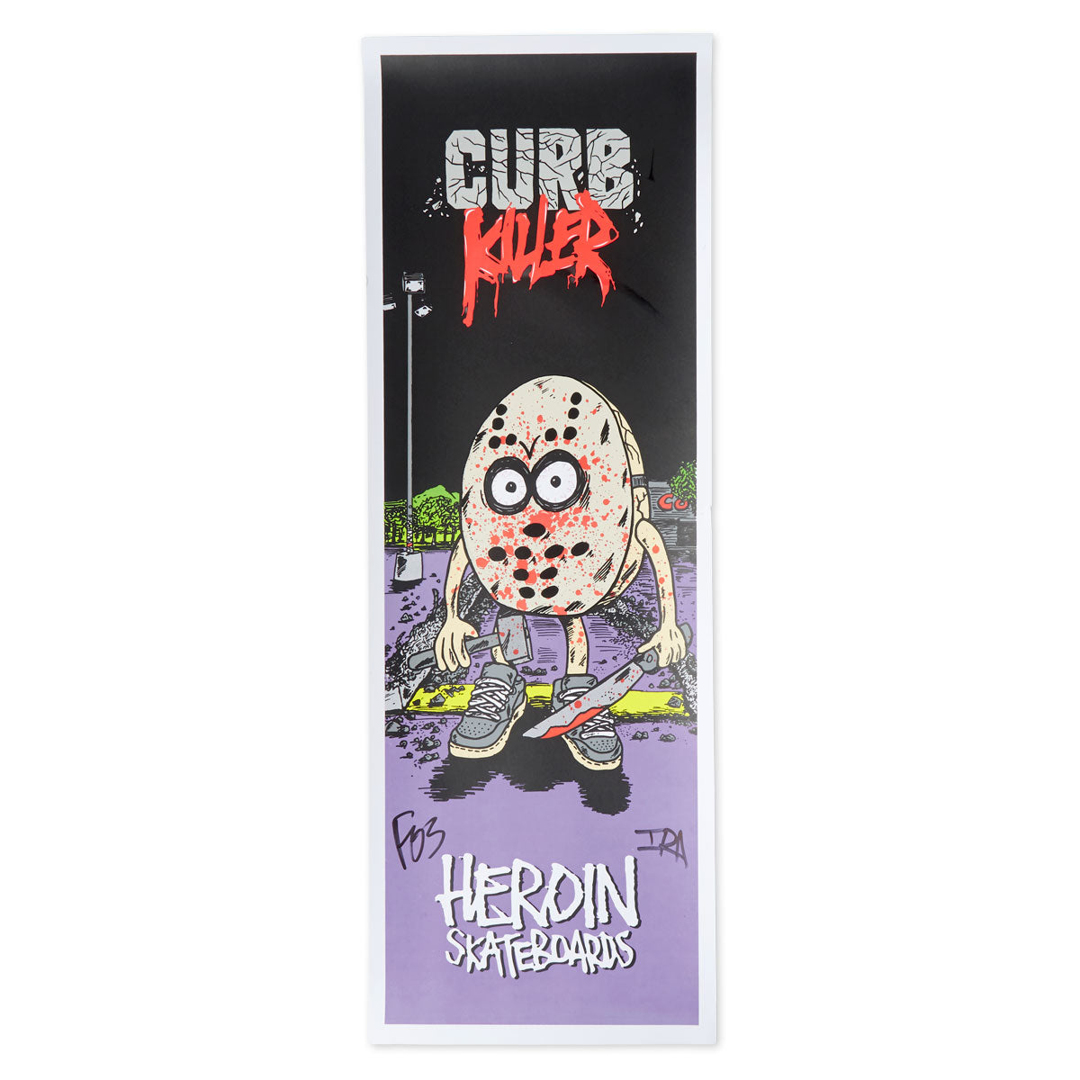 Pragmatic Prints x Heroin Curb Killer Print - Purple image 1