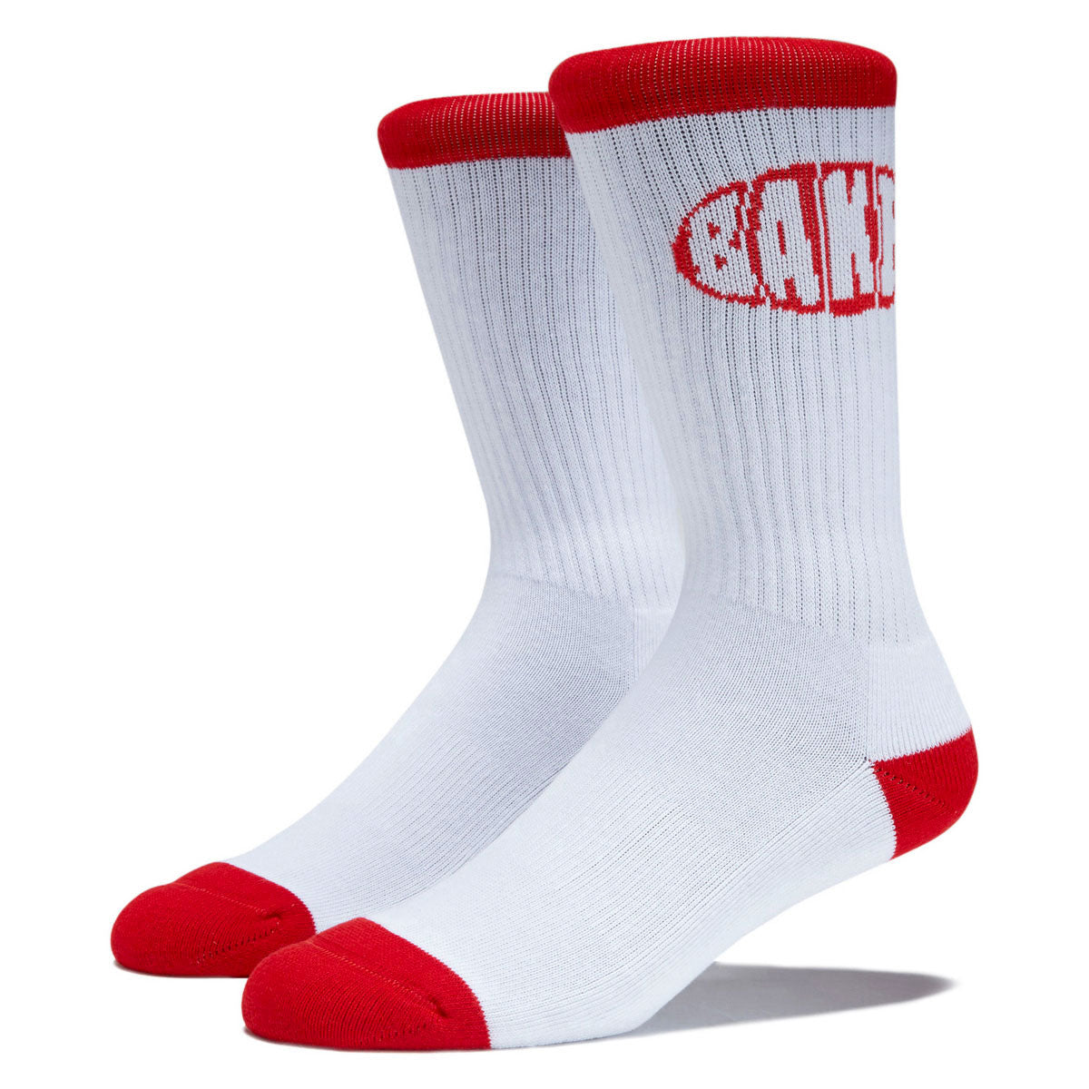 Baker Oval Socks - White/Red image 1