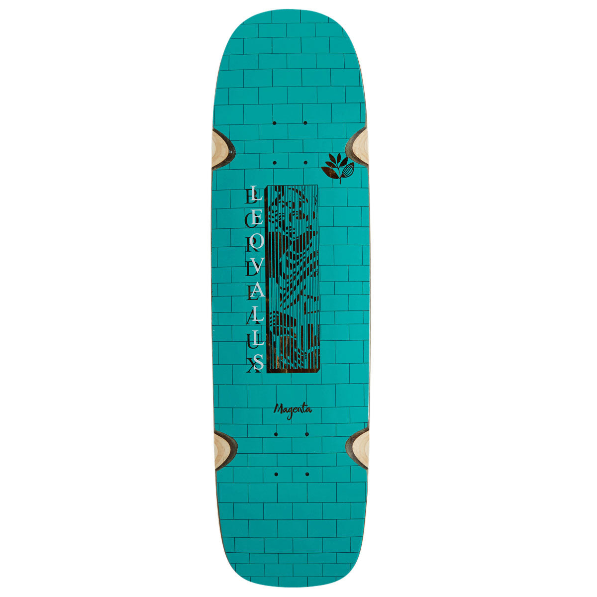 Magenta Leo Valls Home Series Square Shape Skateboard Deck - 8.50