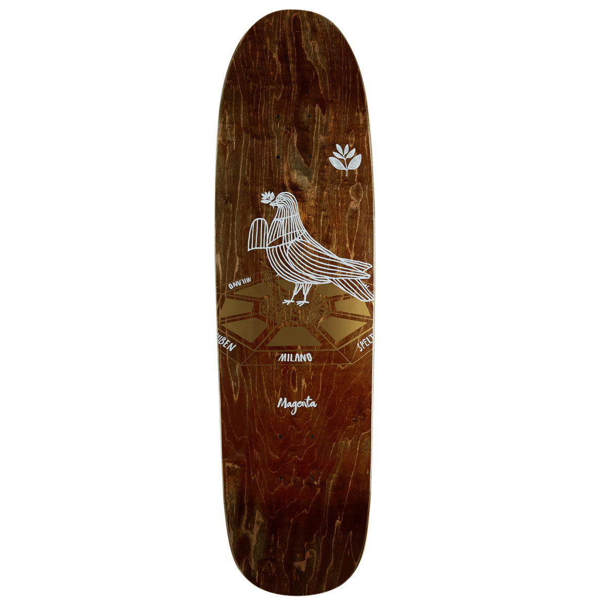 Magenta Ruben Spelta Home Series 1992 Shape Skateboard Deck - 8.40