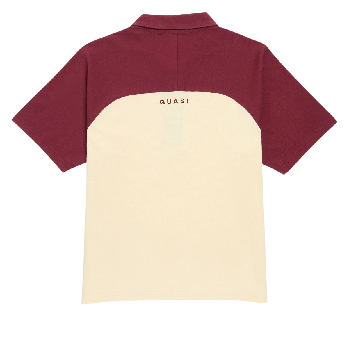 Quasi Leslie Raglan Polo Shirt - Maroon image 2
