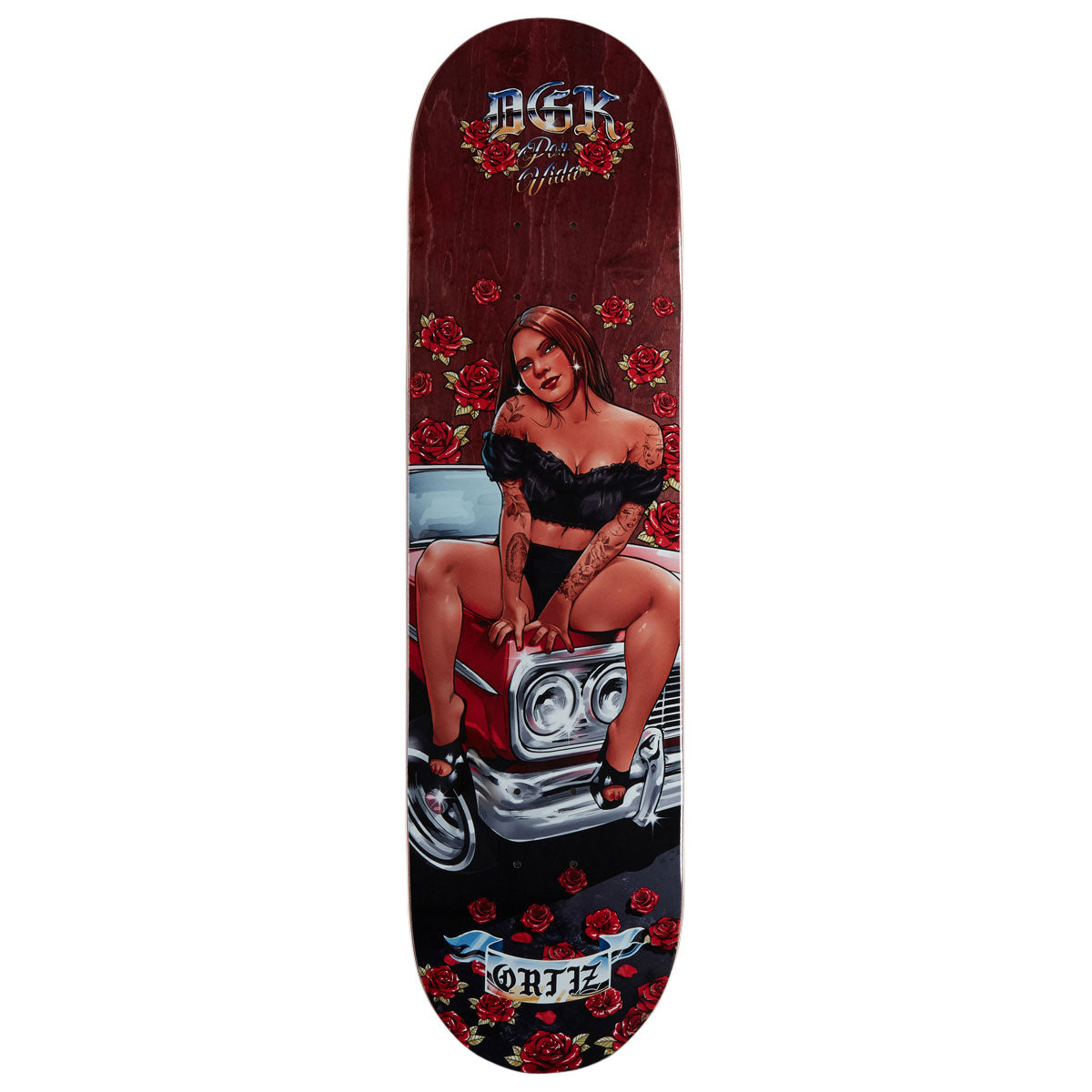 DGK Around The Way Ortiz Skateboard Deck - 8.10
