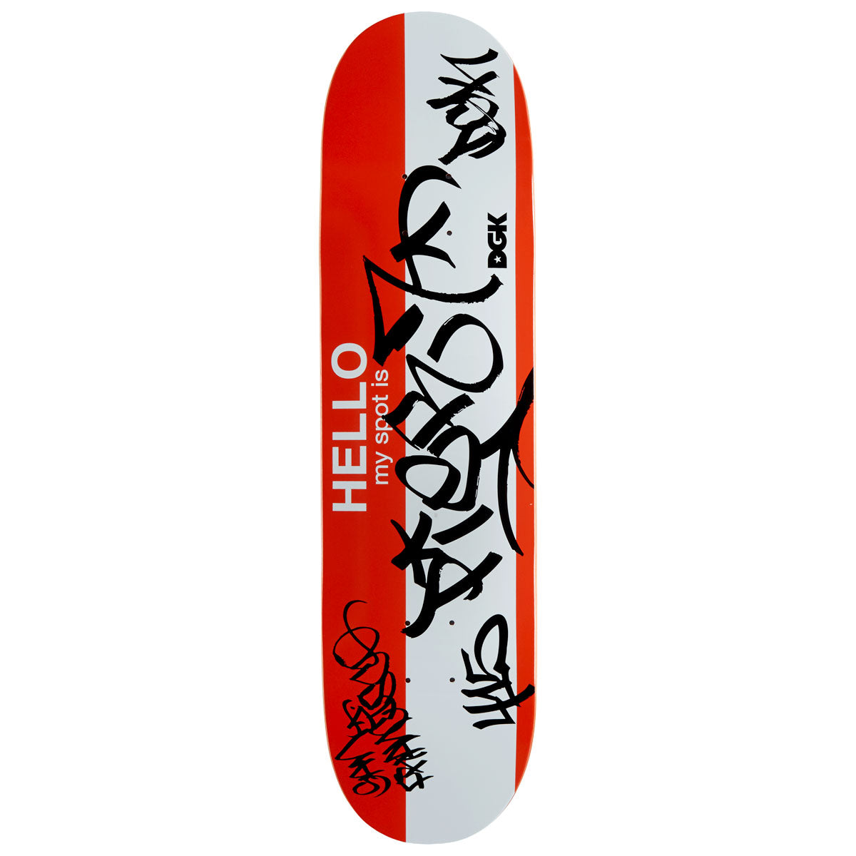 DGK My Spot Is Pier 7 Skateboard Deck - 8.38