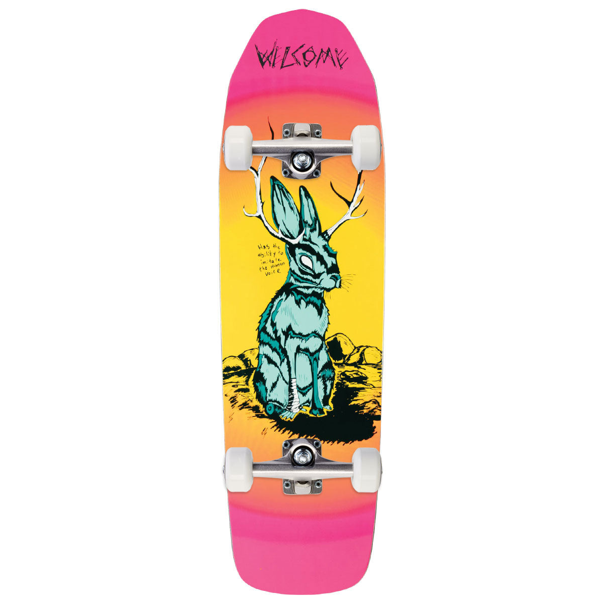 Welcome Jackalope On Basilisk Skateboard Complete - Surf Fade - 8.80