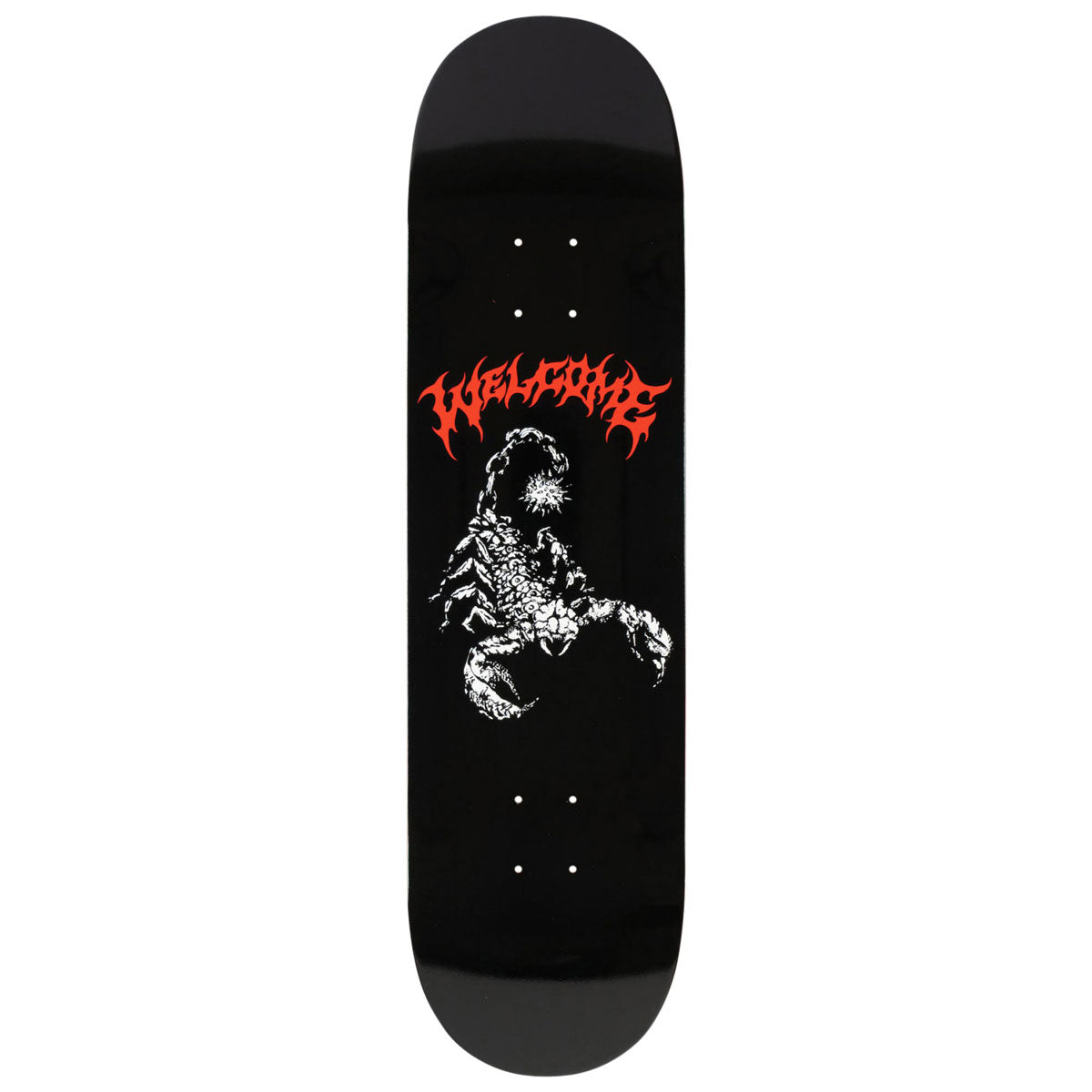Welcome Mace Skateboard Deck - Black - 8.25
