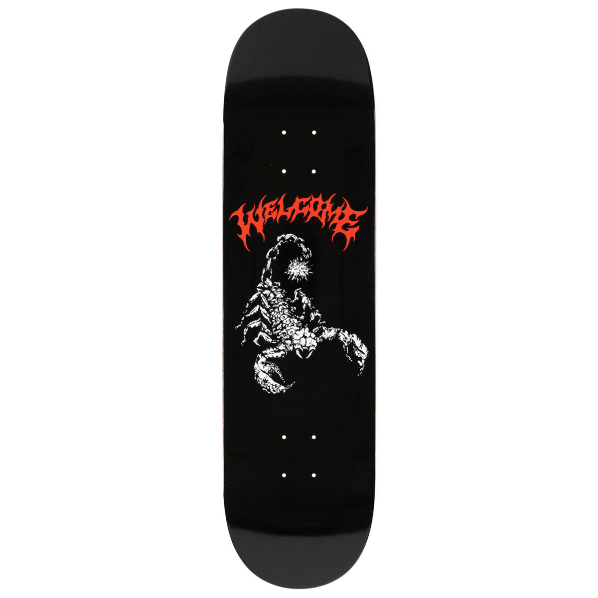 Welcome Mace Skateboard Deck - Black - 8.50
