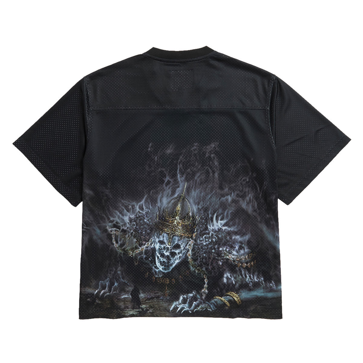 Welcome x Dark Souls Wolnir Football Jersey Shirt - Black image 2