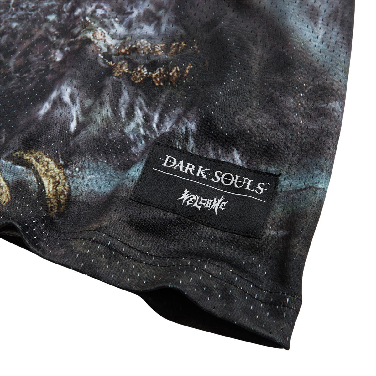 Welcome x Dark Souls Wolnir Football Jersey Shirt - Black image 3