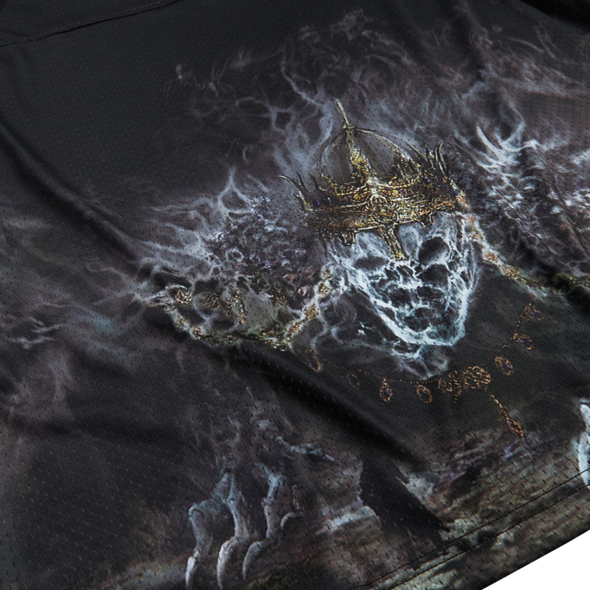 Welcome x Dark Souls Wolnir Football Jersey Shirt - Black image 5