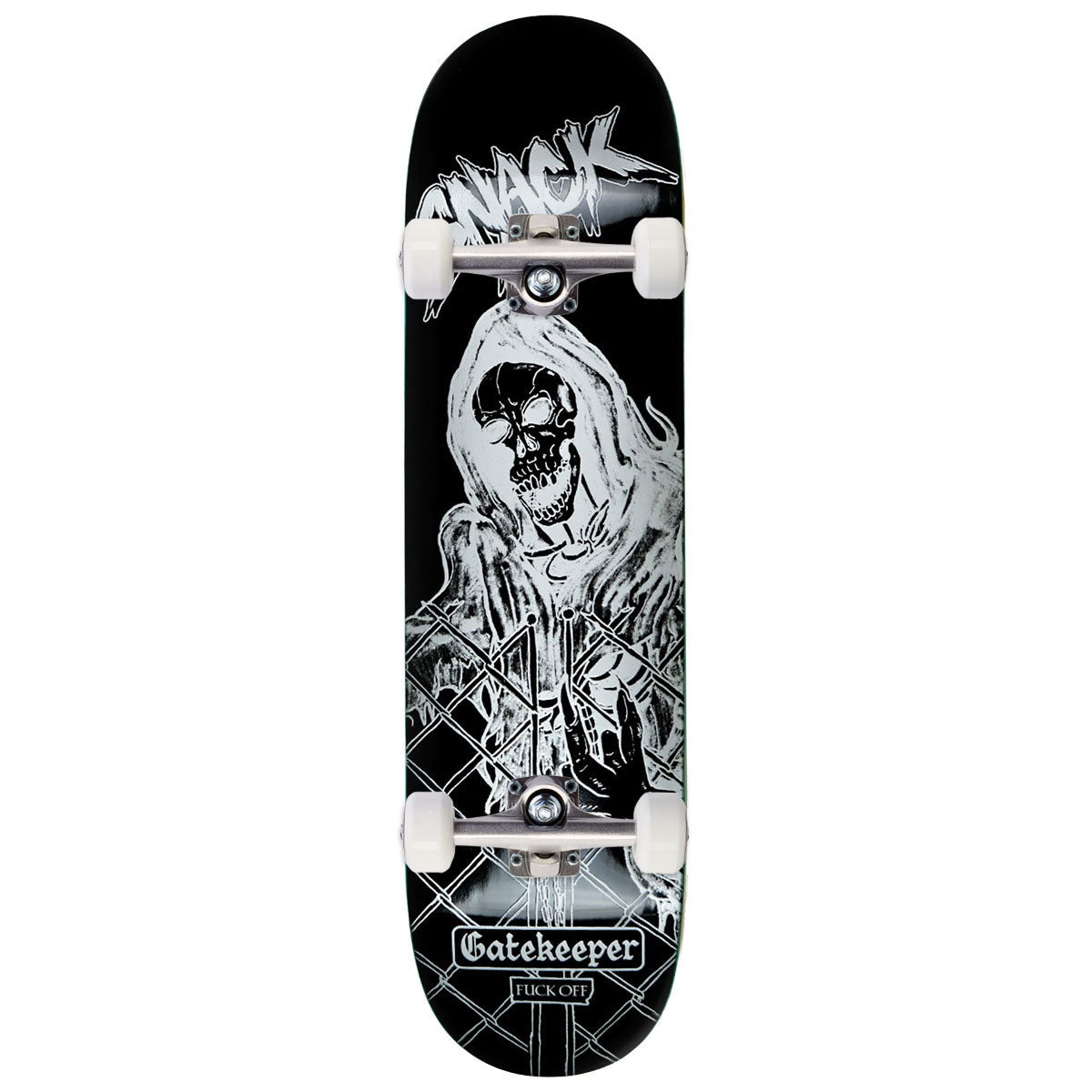 Snack Gatekeeper Skateboard Complete - Black - 8.38