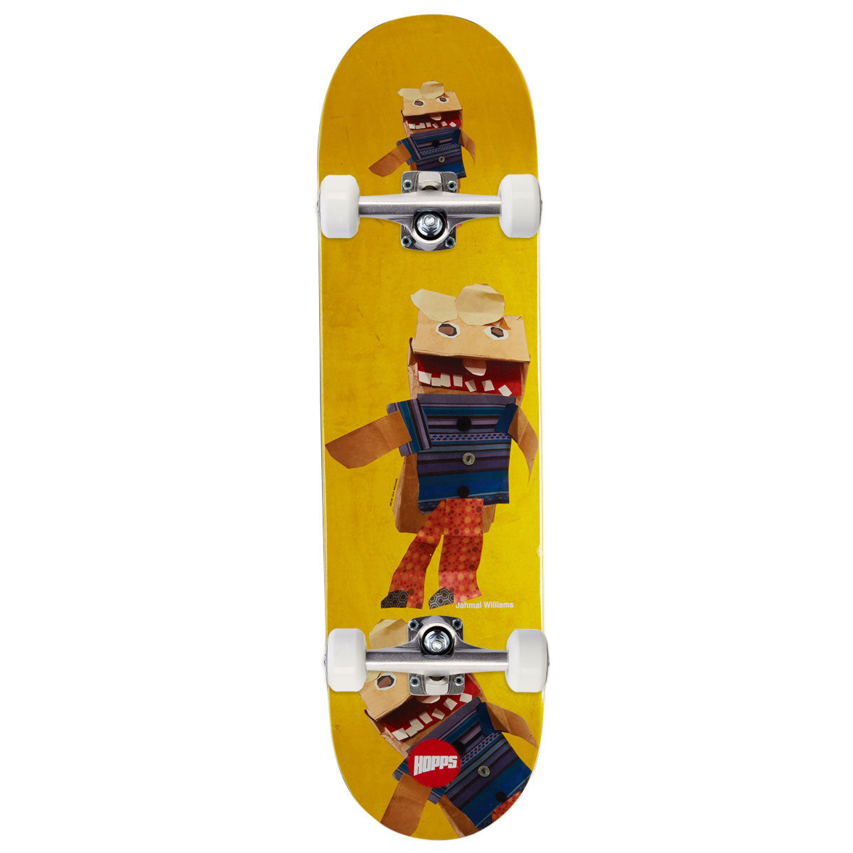 Hopps Jahmal Williams Puppet Guy Skateboard Complete - 8.38