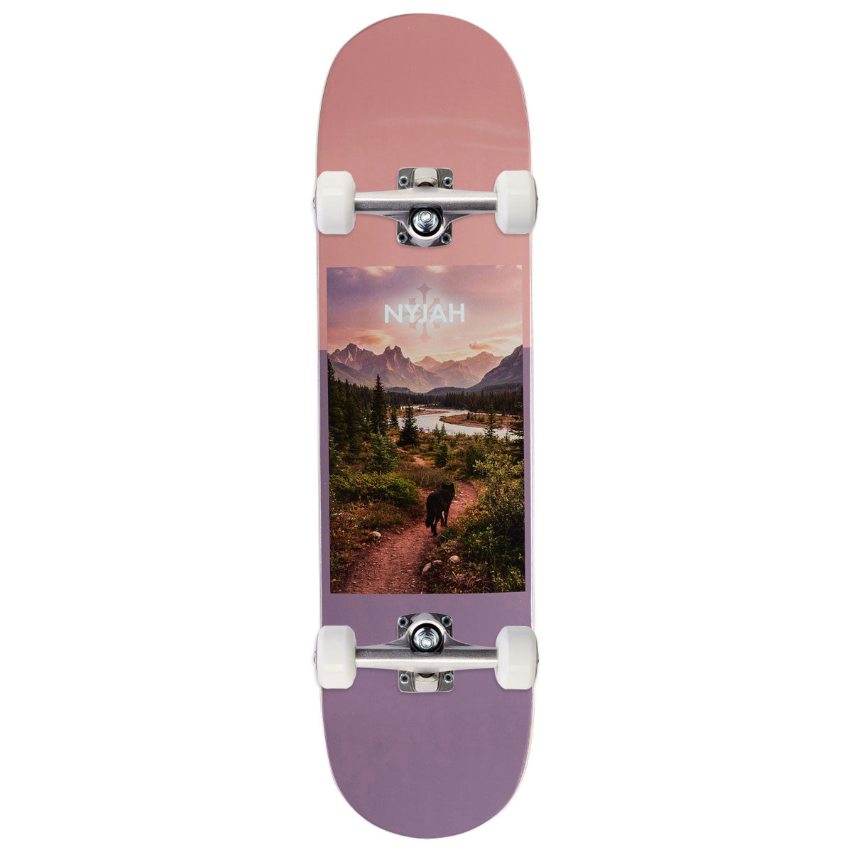 Disorder Lone Wolf Nyjah Huston Skateboard Complete - Assorted - 8.25