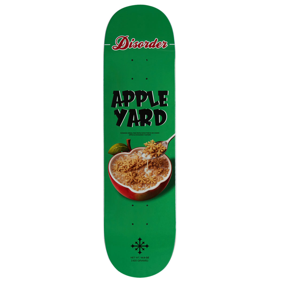 Disorder Apple Jacks Mark Appleyard Skateboard Deck - Green - 7.75