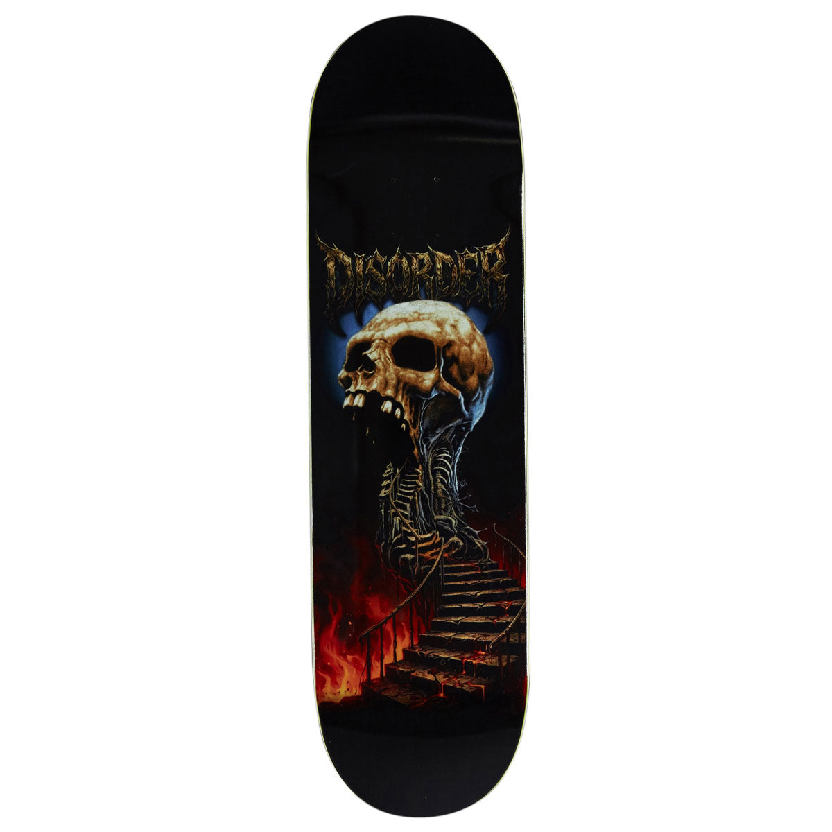 Disorder Stairway To Hell Skateboard Deck - Black - 8.38