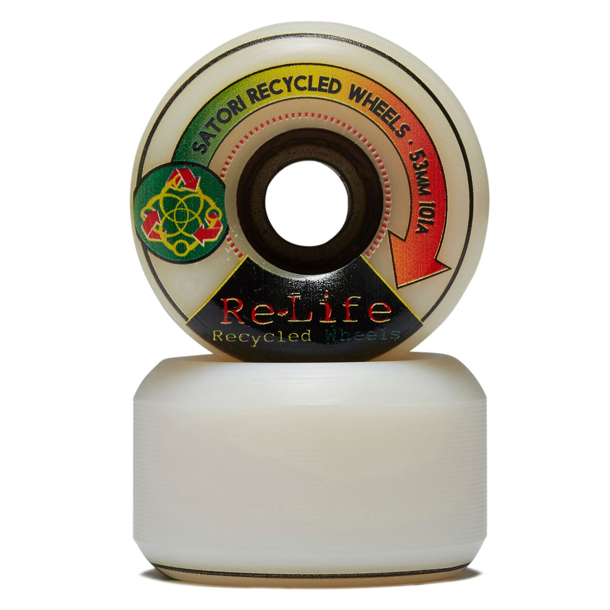 Satori Movement ReLife Recycled Conical 101a Skateboard Wheels - 53mm image 2