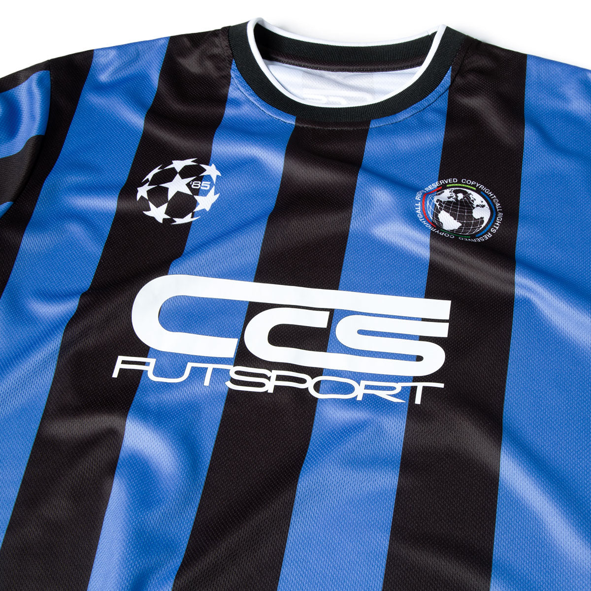 CCS Retro '85 Long Sleeve Soccer Jersey - Blue Stripe image 3