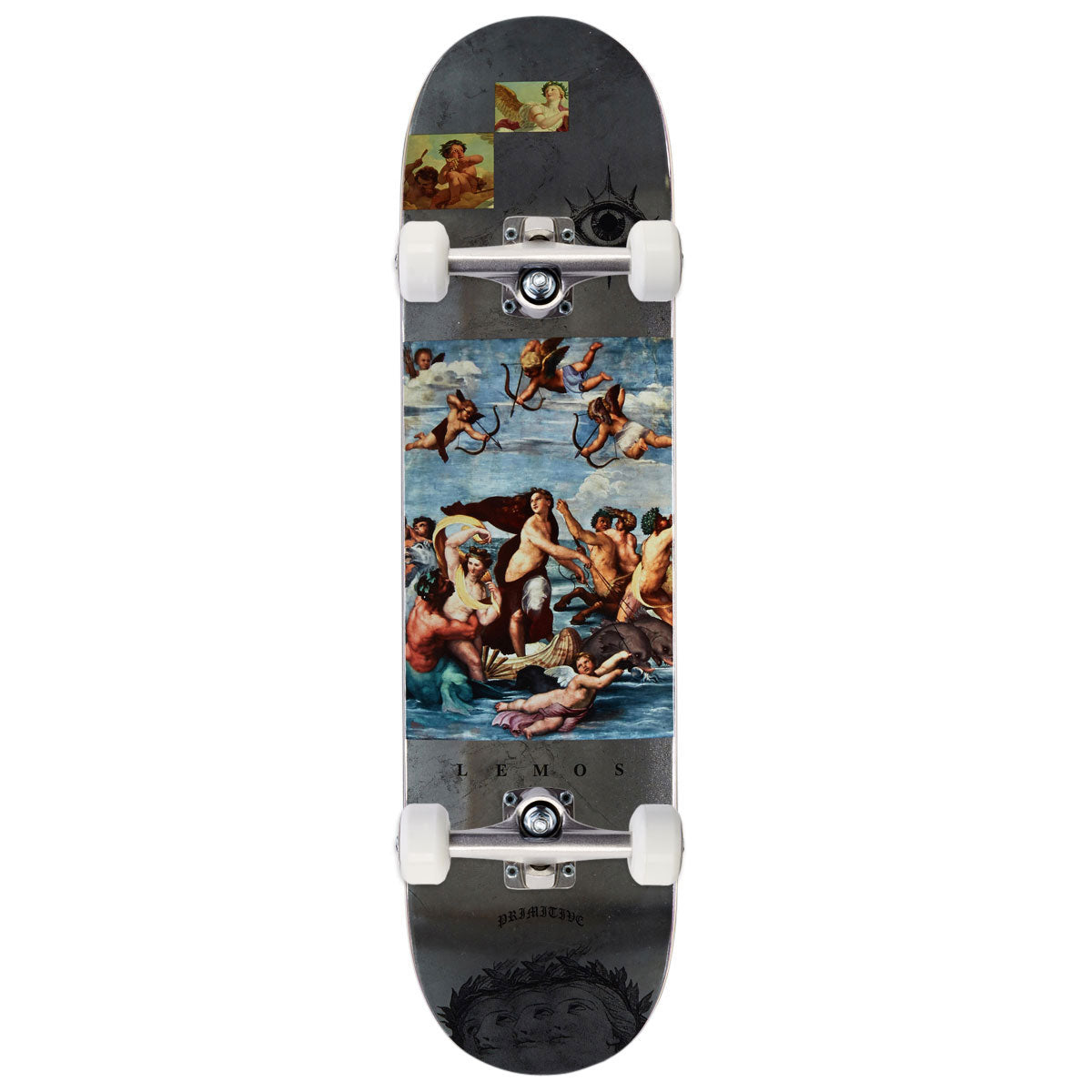 Primitive Lemos Century Skateboard Complete - Silver - 8.00