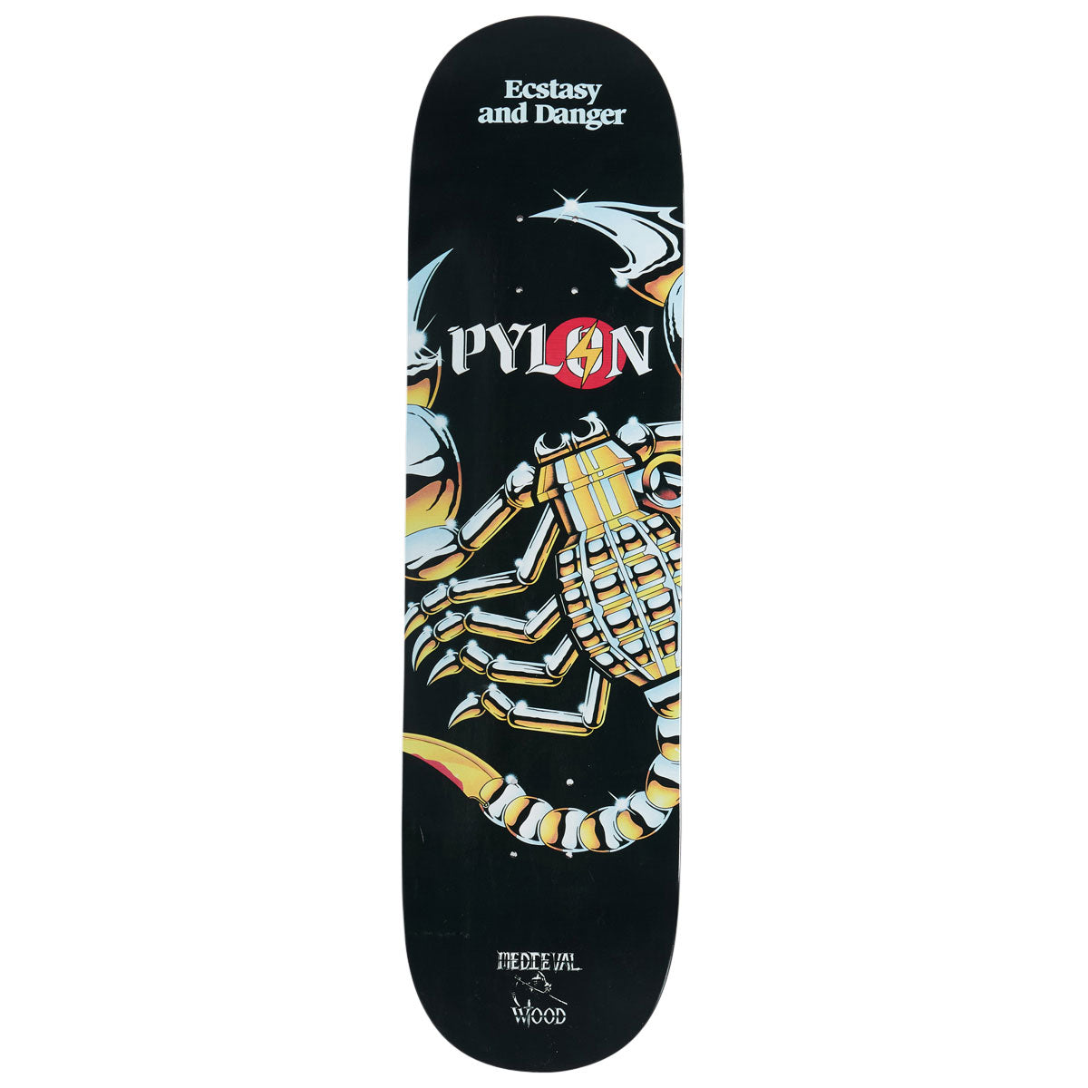 Pylon Ecstasy And Danger Twin Skateboard Deck - 8.25