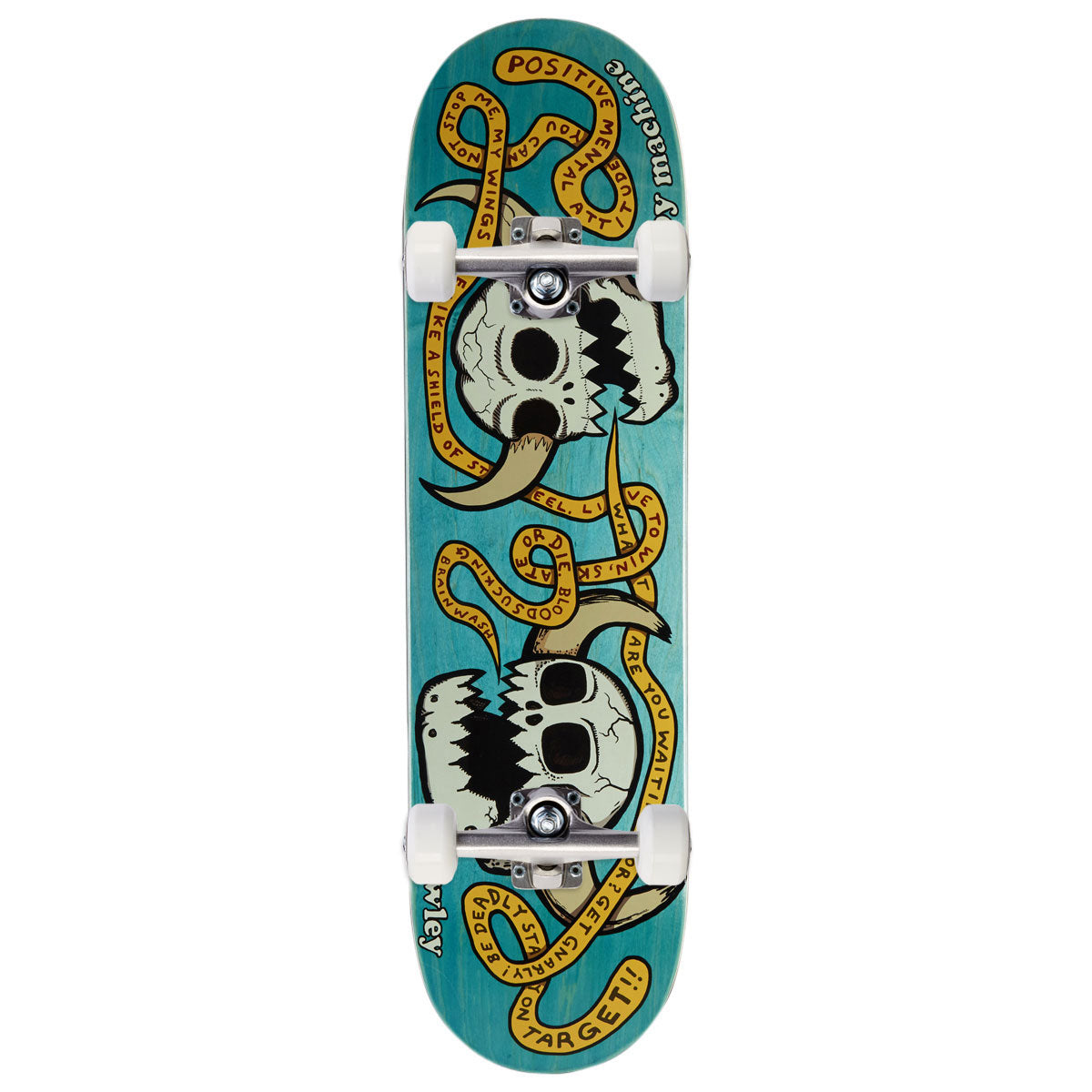 Toy Machine Rowley Skulls Skateboard Complete - 8.25