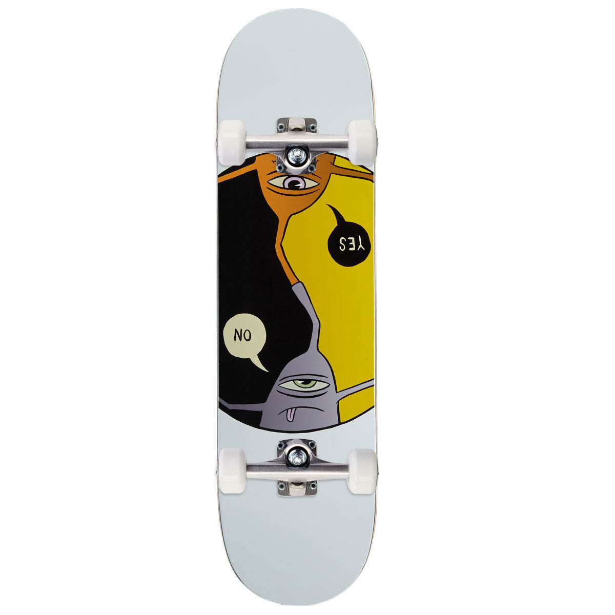 Toy Machine Yes/No Skateboard Complete - 8.25