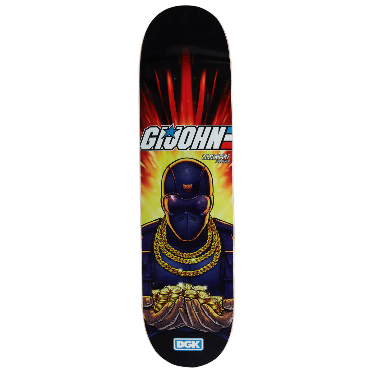 DGK Snake Shanahan Skateboard Deck - 8.06