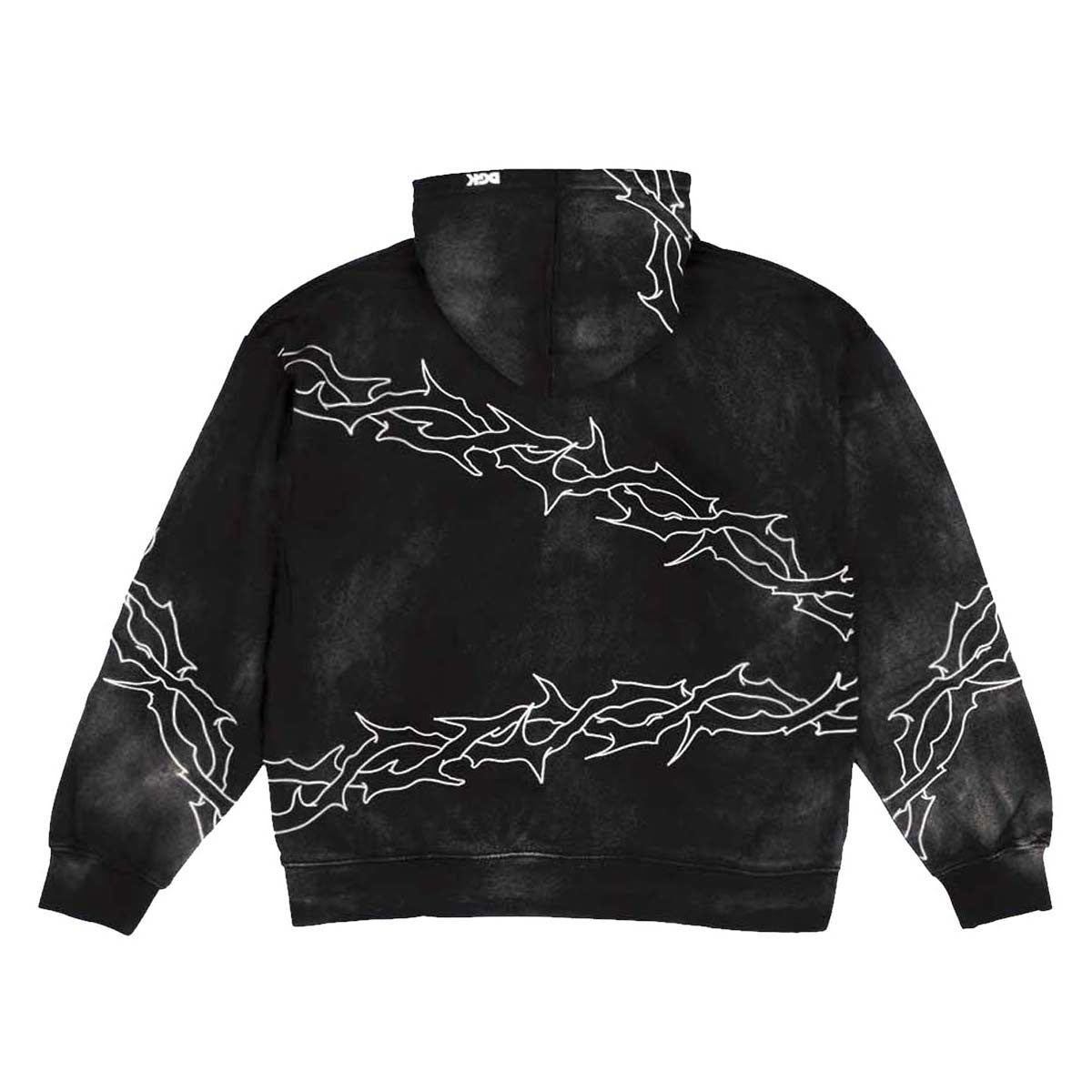 DGK Battalion Hoodie - Sunbleached Black image 2