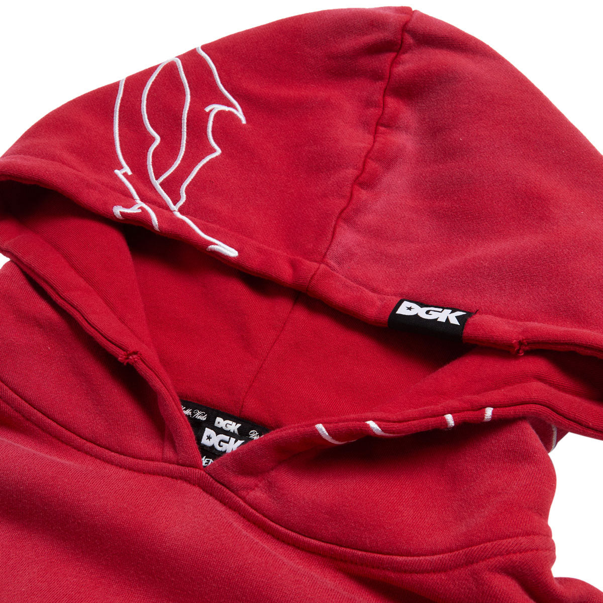 DGK Battalion Hoodie - Sunbleached Red image 5