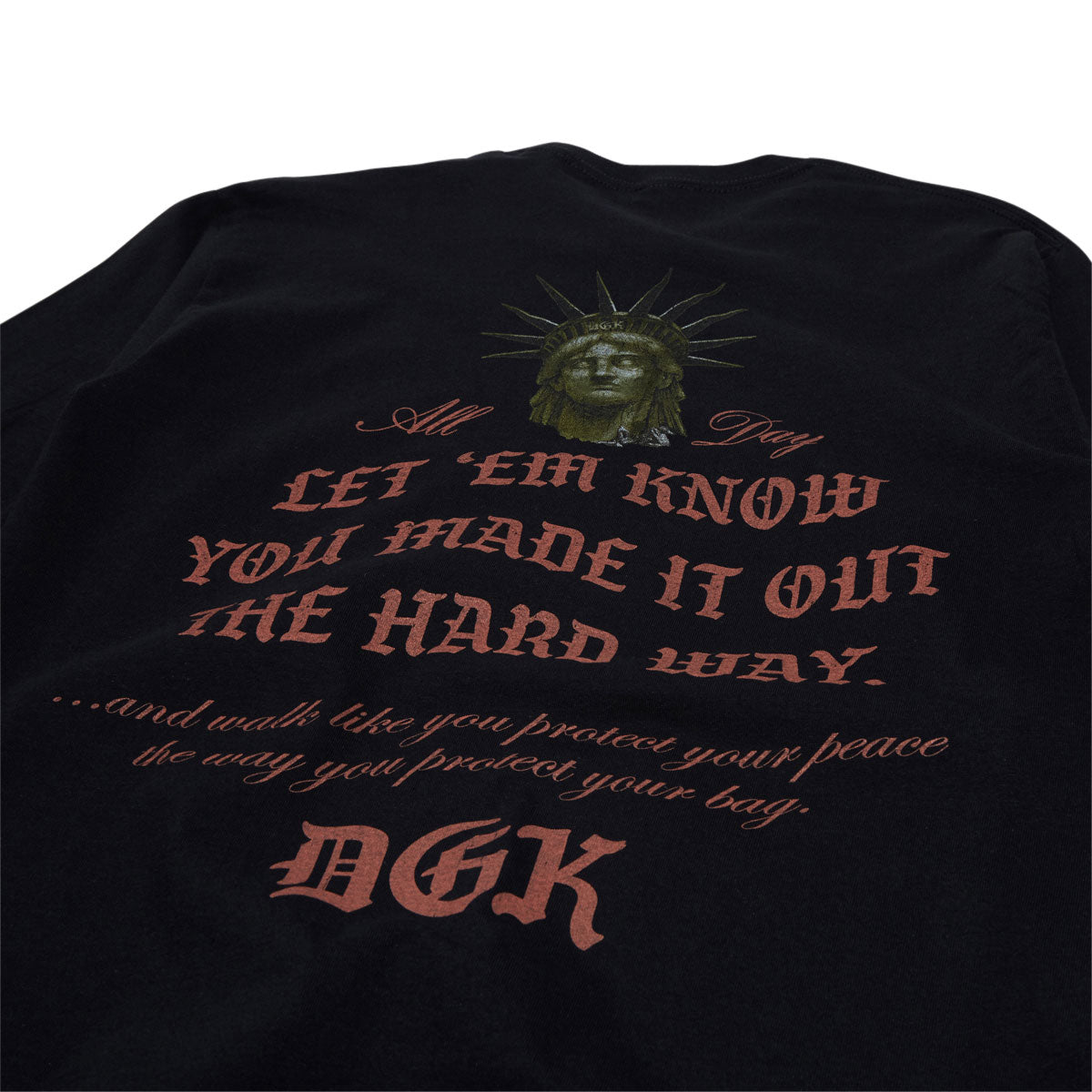 DGK Shadows Long Sleeve T-Shirt - Black image 3