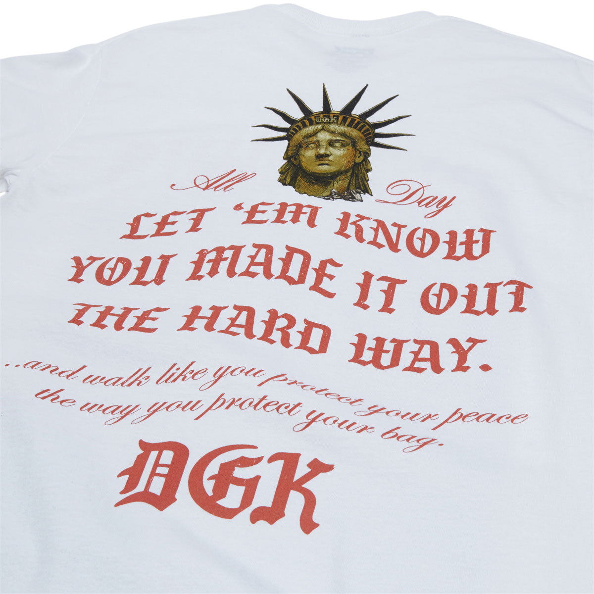 DGK Shadows Long Sleeve T-Shirt - White image 3