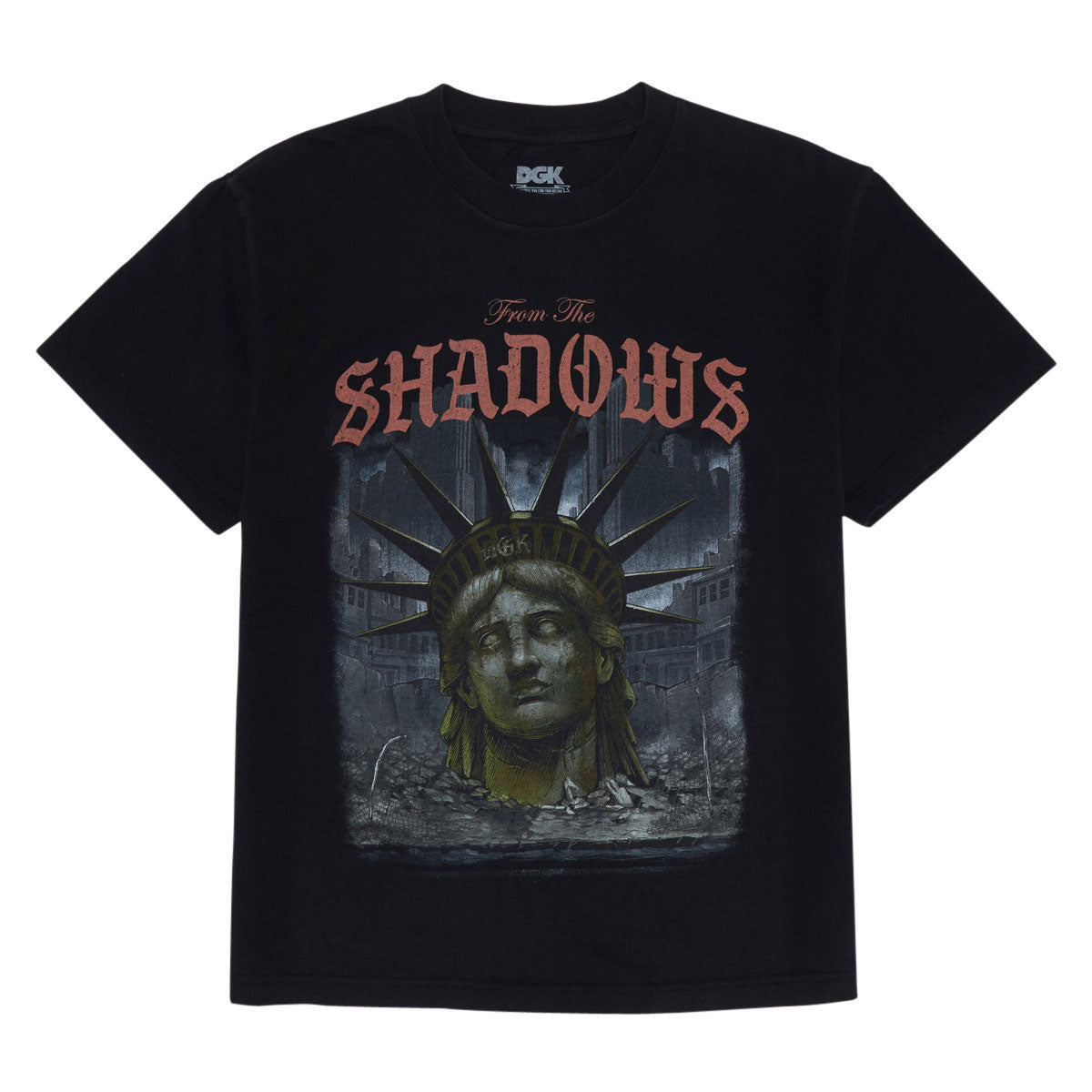 DGK Shadows Boxy Fit T-Shirt - Black image 1