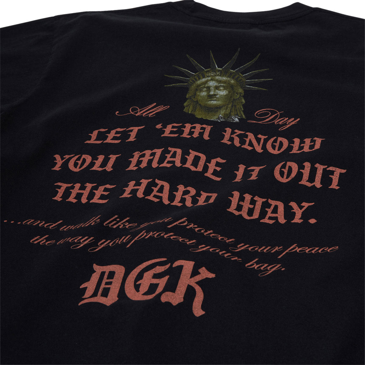 DGK Shadows Boxy Fit T-Shirt - Black image 3