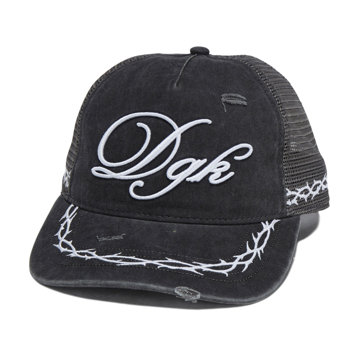 DGK Torn Trucker Hat - Black image 1