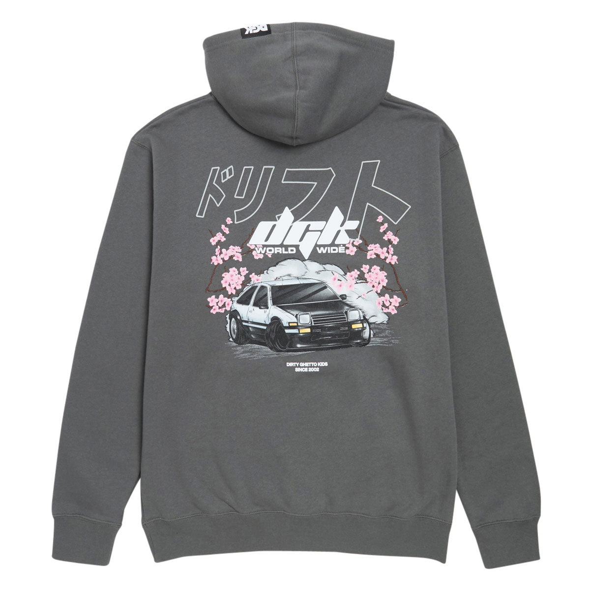 DGK Kanji Drift Hoodie - Charcoal image 1