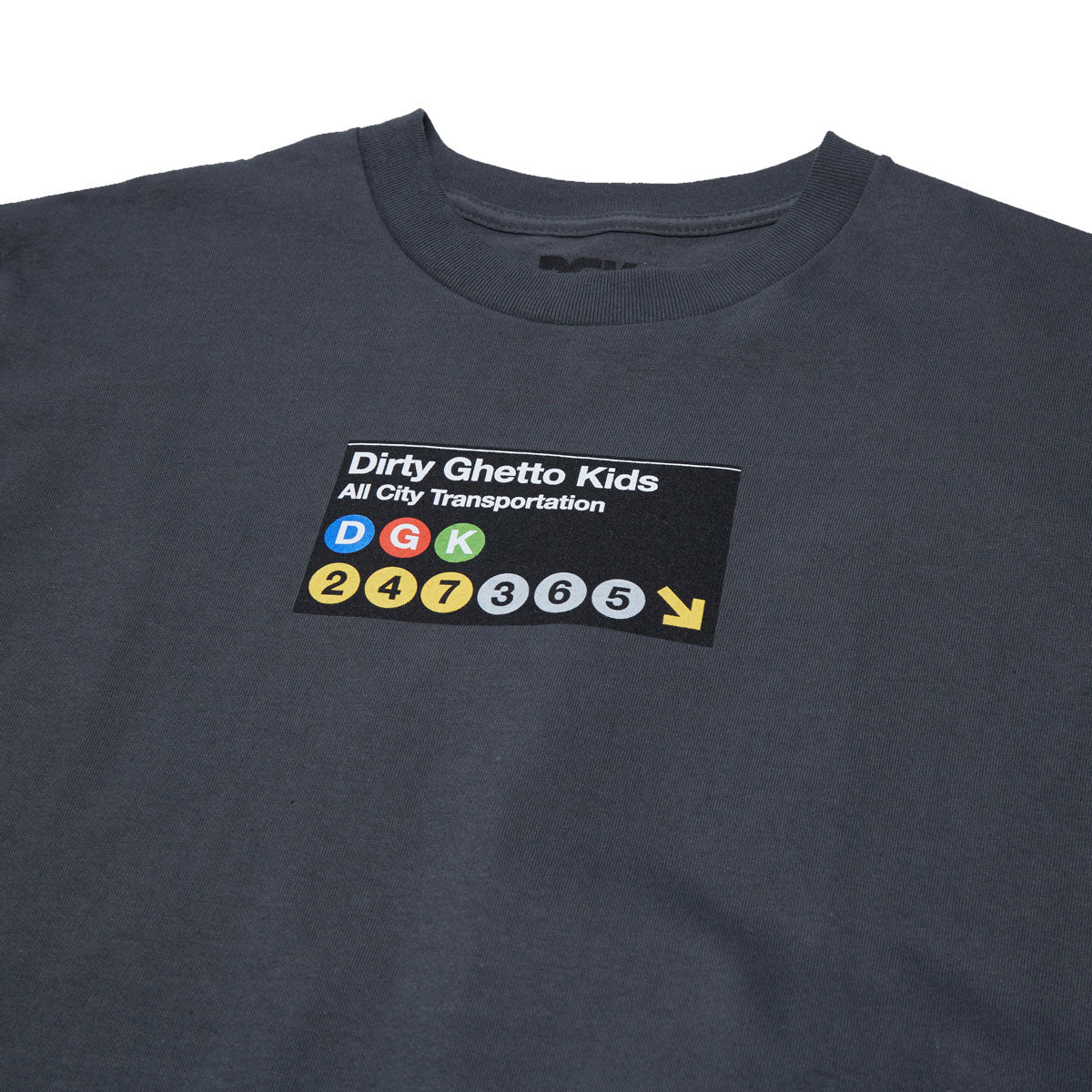 DGK Foot Patrol T-Shirt - Charcoal image 3