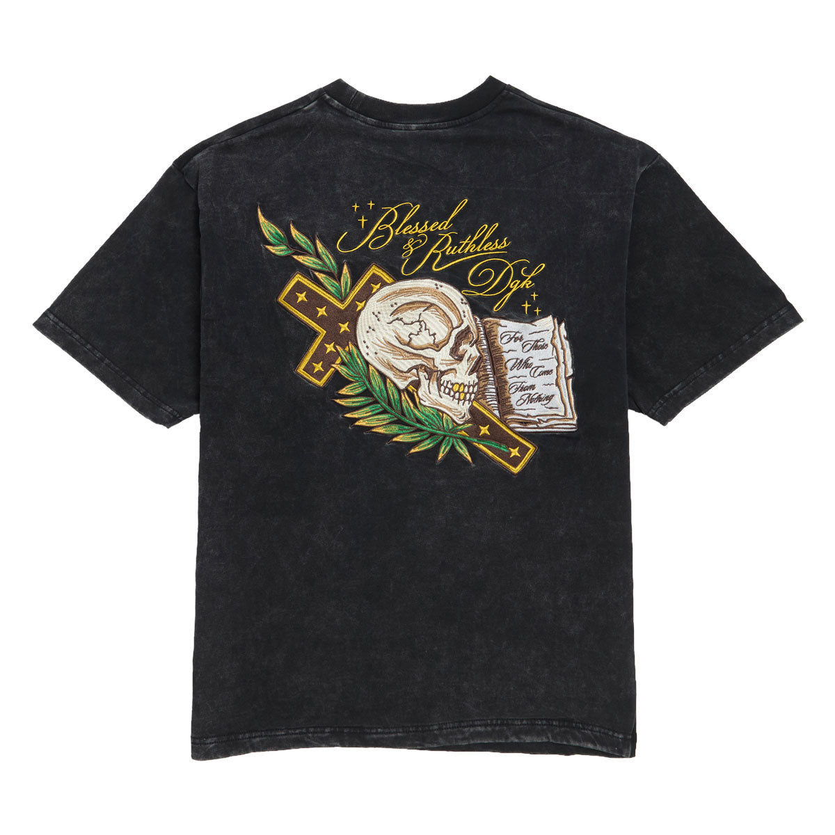 DGK Testament Knit T-Shirt - Black image 1