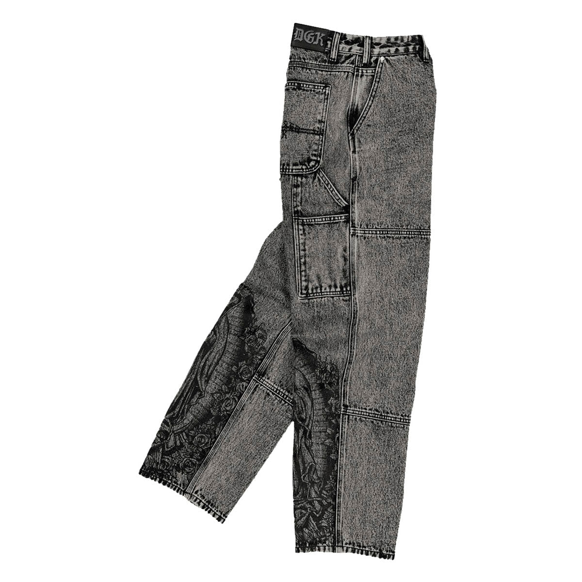 DGK Guadalupe Denim Jeans - Washed Black image 3