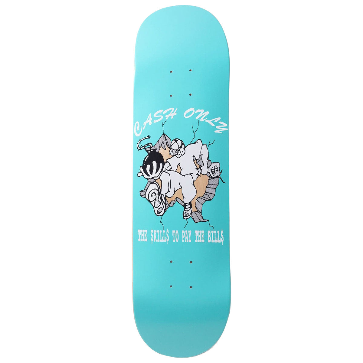 Cash Only Skills Skateboard Deck - 8.25