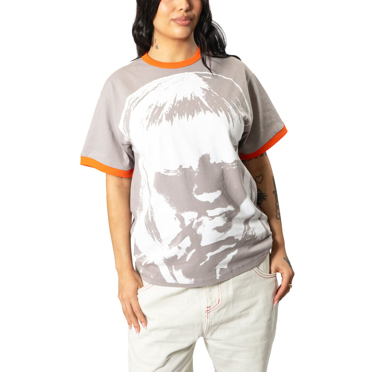 Hoddle Teenage Smoker T-Shirt - Grey image 4