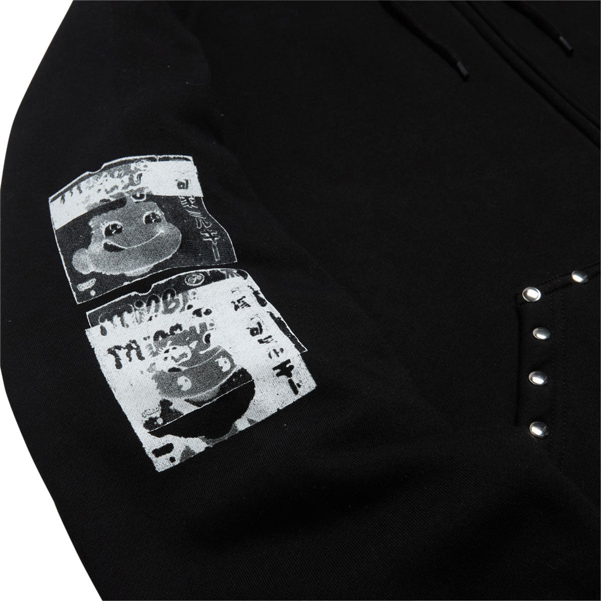 Hoddle Smoker Stud Hoodie - Black image 4