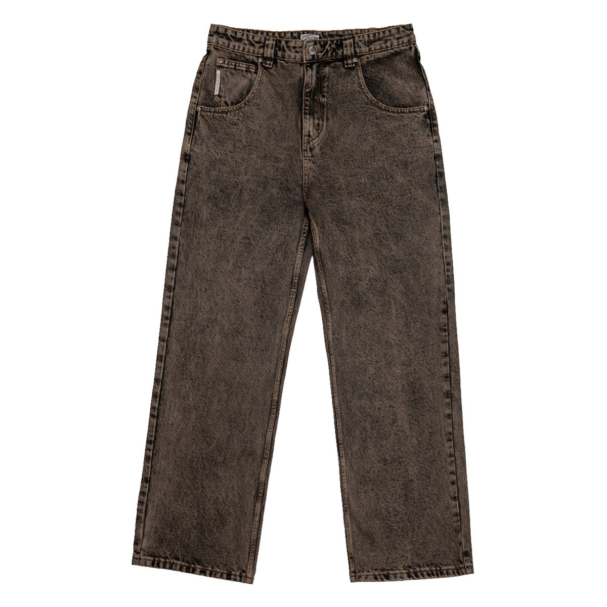 Hoddle Routine Straight Cut Jeans - Brown image 1