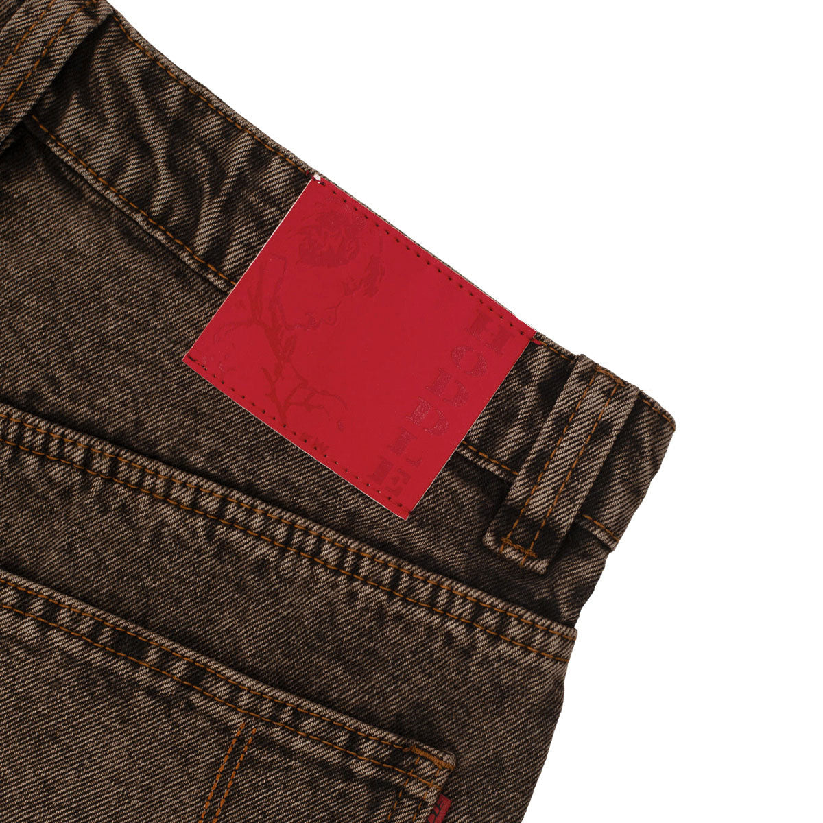 Hoddle Routine Straight Cut Jeans - Brown image 4